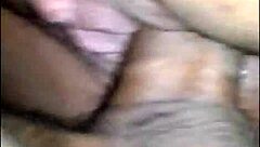 horny black couple's closeup pov vaginal pounding tape