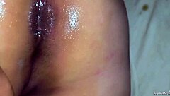 Oiled asian housewife gets erotic ass massage episode one