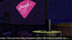 ebony milf deepthroats bbc at triangle club orgasm