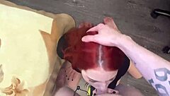 seductive redhead teen craves homemade couple creampie