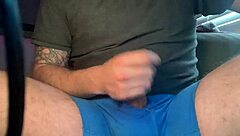 Stroke Sesh Ends Huge Cumshot