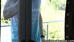 Nuru Masseuse's Titty Fuck Ends in Cumshot