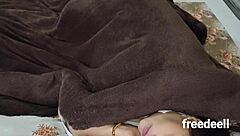 sharing bed with busty indian milf leads to tight pussy ride