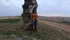 sugar babe teases in tight jeans to mega orgasm