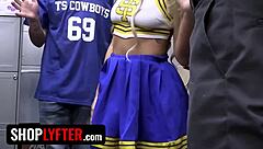 exotic asian luna lux pays for stealing with blowbang gangbang