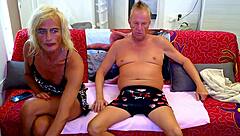 Hey, catch Gigi and Dave's wild shemale-man live sex couple show ep 1 in 4K