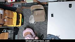 petty thief stripped and punished by lp officer