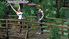 Hey mini guy, imagine my giantess tits smothering you in this growth comic!