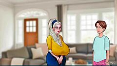 old widow gags on fat young cock at wedding