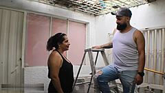 I fuck the electrician hard to pay bills like a slut