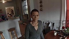 redhead milf neighbor gags on monster cock deepthroat