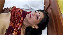 indian milf rides missionary with sloppy cum-eating blowjob