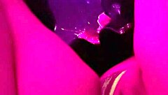 horny milf artemisia flashes shaved pussy outdoors at night 🔥😈