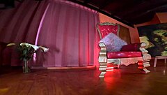 dominatrix mistress april punishes slave with toes!