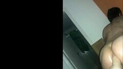 wife fists hubby's ass with her foot deep