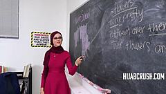 Fuck Your Hijab Milf Teacher's Big Tits Assignment