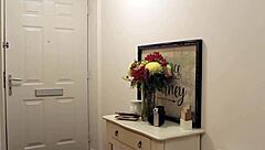 naughty student bends over for seductive spanking punishment