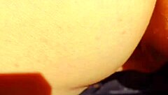 mature blonde casually shows her huge wet pussy