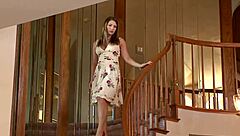 Aurora Snow sucks big black cock in pussy and ass