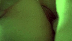 perky pussy creampied then cum drips on perfect ass