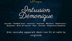 démonique embodies the seductive french horny vibe