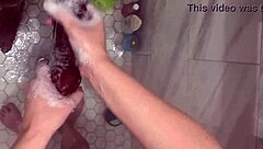 Curious Asian Teen Cleans Monster Cock Makes Cum Twice!