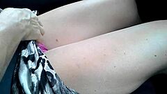 hey i'm fingering myself in the car while driving super naughty