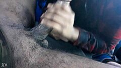 wet bitch craves cock pounding in backseat action