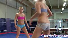 glam babes finger after fight?