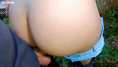 Lost influencer picks my monster cock over scary forest bear