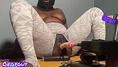 Hey, feel this aggressive orgasm ripping through my juicy wet pussy with the vibrator machine!