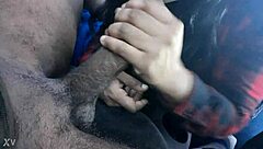 wet bitch craves cock pounding in backseat action