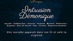 démonique embodies the seductive french horny vibe