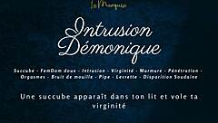 démonique embodies the seductive french horny vibe