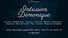 démonique embodies the seductive french horny vibe