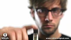 Sexy woman's vulva in funny commercial smells irresistible?