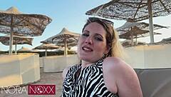 Nora Humiliates Small Cock Loser From Beach As Dirty Nothing