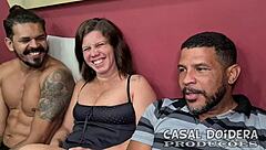 first time married milf fucks two guys while husband waits outside?