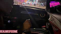 Sloppy Deepthroat Gagging On Dick During Lakers Game Street