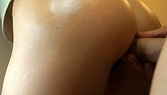 The first time he bent me over for intense doggystyle teen fucking session.