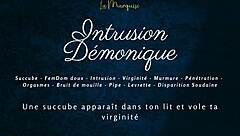 démonique embodies the seductive french horny vibe