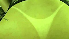 kalena mitrak takes it deep in her tight brazilian ass