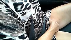 hey i'm fingering myself in the car while driving super naughty
