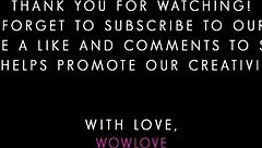 she helps him cum quick in panties before dinner