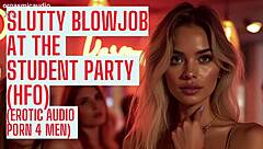 Slutty Student Party Blowjob Preview Dripping Cum