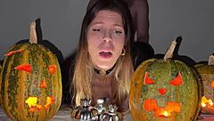 squirt all over halloween... hold your cum till end!