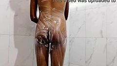mature asian housewife flashes big tits during steamy bath fuck