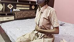 Desi schoolgirl takes big cock hardcore in viral village pounding