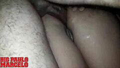 redhead milf wife bent over for sneaky creampie by bull
