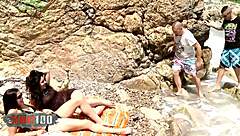 Coralie Fever's Beach Anal Pound by Terry Kemaco